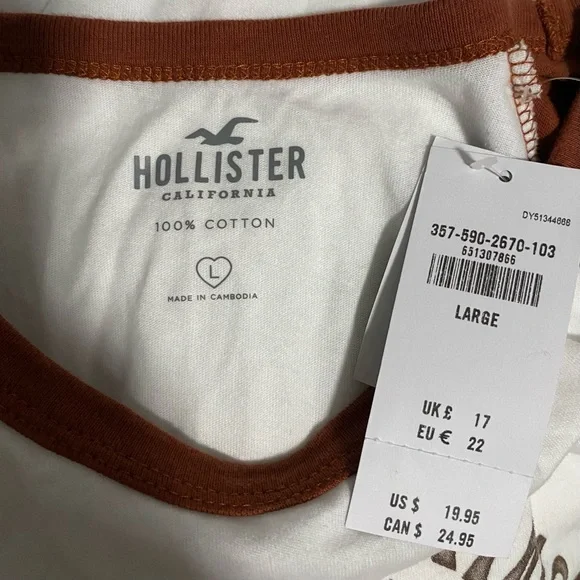 Hollister Women's Daydreaming T-shirt Large - Picture 3 of 4